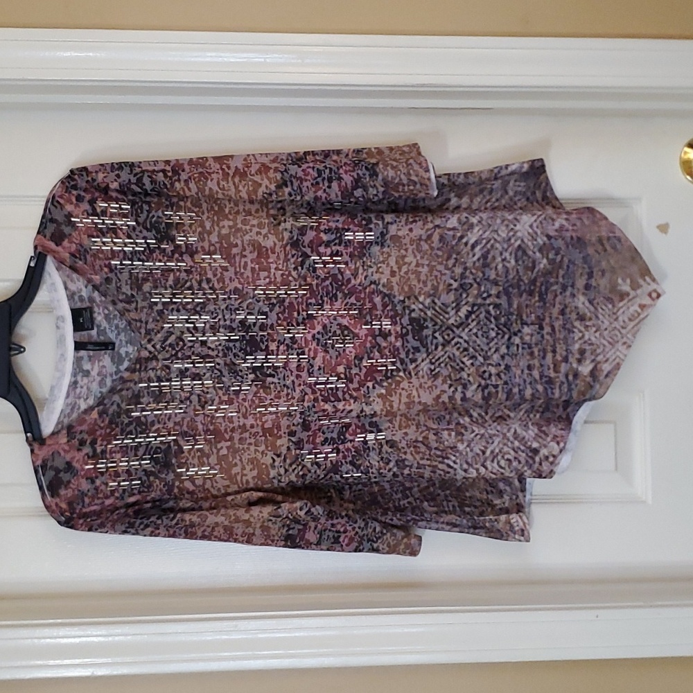 New Directions 3/4 Length Sleeve Shirt